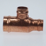 INTEGRAL SOLDER RING FITTINGS TEE ONE END & BRANCH REDUCED